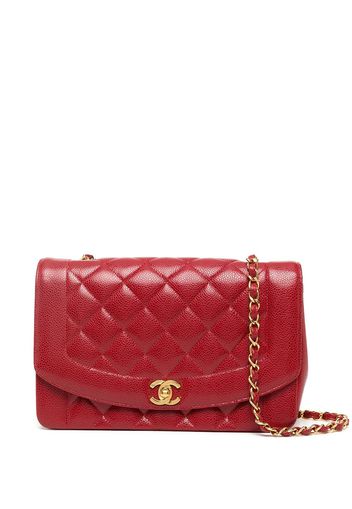 Chanel Pre-Owned Borsa a spalla Diana media - Rosso