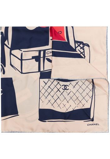 Chanel Pre-Owned Foulard con stampa - Toni neutri