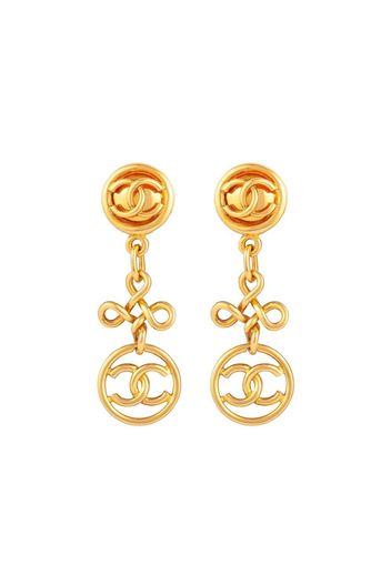 Chanel Pre-Owned 1993 CC clip-on earrings - Oro