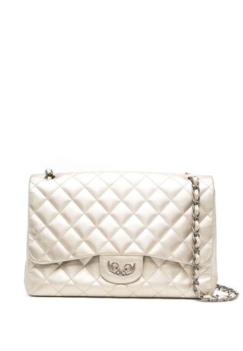 Chanel Pre-Owned Borsa a spalla Classic Flap Jumbo Pre-owned 2010 - Oro