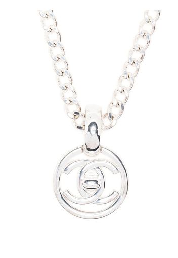 CHANEL Pre-Owned Collana con pendente CC Pre-owned 1997 - Argento