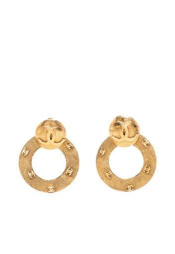 CHANEL Pre-Owned Orecchini a clip CC Pre-owned 1994 - Oro