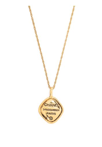 CHANEL Pre-Owned 1980s Rue Cambon pendant necklace - Oro