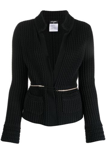 CHANEL Pre-Owned Cardigan con scollo a V Pre-owned 2010 - Nero