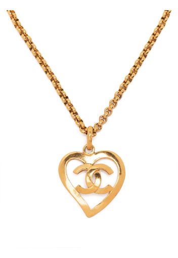 CHANEL Pre-Owned Collana con pendente CC Pre-owned 1995 - Oro