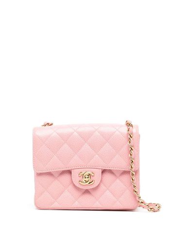 CHANEL Pre-Owned 2005 mini square Classic Flap shoulder bag - Rosa