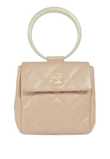 CHANEL Pre-Owned Borsa a mano mini trapuntata 2000 - Rosa