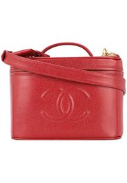 CHANEL Pre-Owned short cosmetic logo tote - Rosso