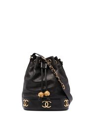 Chanel Pre-Owned Borsa a secchiello Triple CC 1992 - Nero