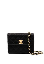 Chanel Pre-Owned Borsa a spalla trapuntata CC 1990 - Nero