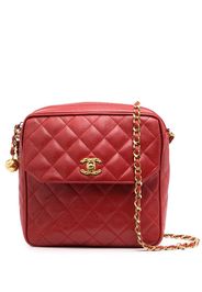 Chanel Pre-Owned Borsa a spalla CC trapuntata 1992 - Rosso