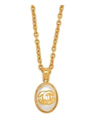 Chanel Pre-Owned Collana con pendente CC 1996 - Oro