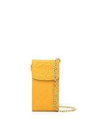 Chanel Pre-Owned Borsa mini con logo CC 1997 - Giallo