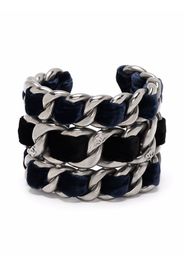 Chanel Pre-Owned Bracciale rigido con logo CC 2010 - Argento