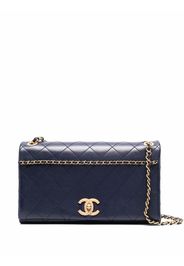 Chanel Pre-Owned Borsa a spalla CC trapuntata 2018 - Blu