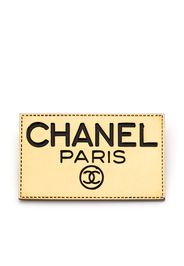 Chanel Pre-Owned Spilla con logo anni '90 - Oro