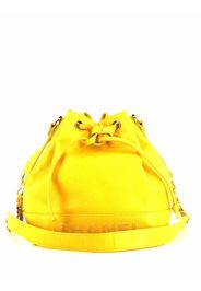 Chanel Pre-Owned 1996 logo-embossed bucket bag - Giallo