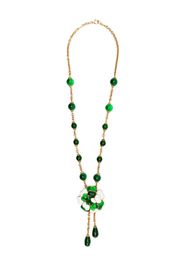 Chanel Pre-Owned Collana Camélia con ciondolo - Verde