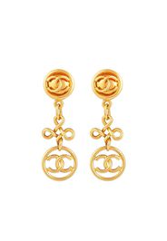 Chanel Pre-Owned 1993 CC clip-on earrings - Oro