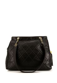 Chanel Pre-Owned 1996 quilted leather bag - Nero