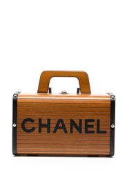 CHANEL Pre-Owned Borsa a mano Vanity CC in legno Pre-owned 1995 - Marrone