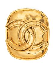 CHANEL Pre-Owned Spilla squadrata CC - Oro