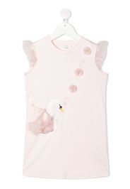 Charabia tulle applique dress - Rosa