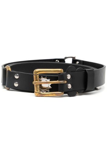 Charles Jeffrey Loverboy embellished leather belt - Nero