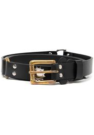 Charles Jeffrey Loverboy embellished leather belt - Nero