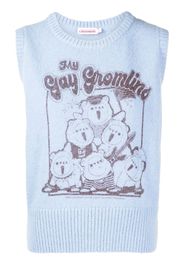 Charles Jeffrey Loverboy Canotta Cute Gromlin - Blu