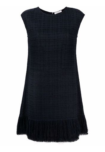 Charlott tweed fringe dress - Nero