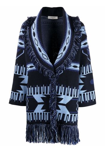 Charlott Cappotto con stampa - Blu