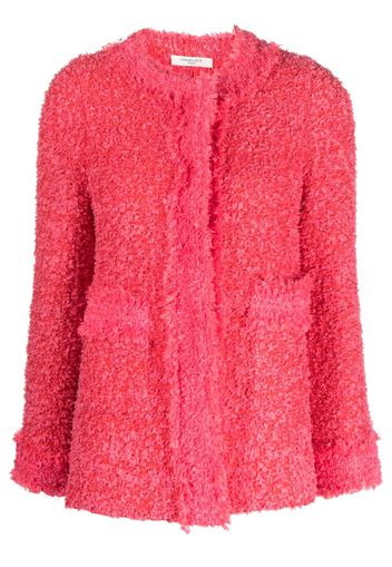 Charlott round-neck wool jacket - Rosa