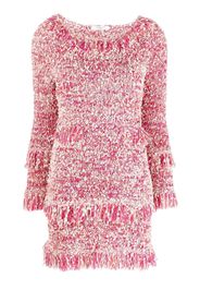 Charlott fringe-detail knitted dress - Rosa