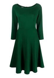 Charlott long-sleeve wool midi dress - Verde