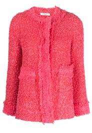 Charlott round-neck wool jacket - Rosa