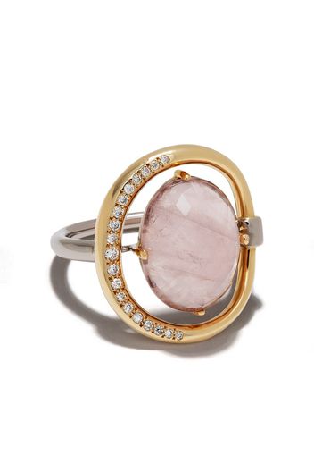 Anello in oro rosa 18kt e diamanti Project Special Surmesure