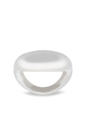 Charlotte Chesnais Anello Lips in argento sterling