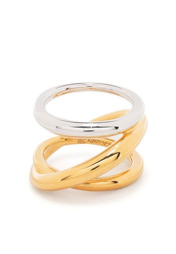 Charlotte Chesnais Triplet stacked ring - Oro