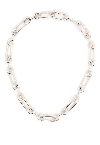 Charlotte Chesnais Binary chain necklace - Argento