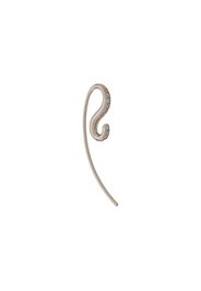 Orecchino Petit Hook in oro bianco 18 kt con diamanti