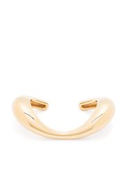 Charlotte Chesnais Lips gold-plated cuff bracelet - Oro