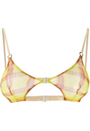 Reggiseno sportivo a quadri