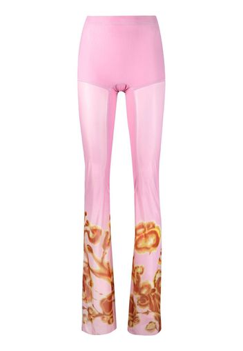 Charlotte Knowles Leggings svasati - Rosa