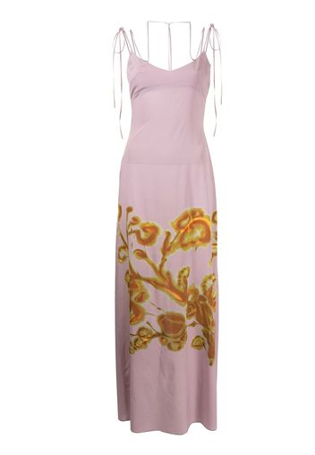 Charlotte Knowles floral print slip dress - Rosa