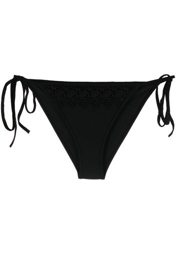 Charo Ruiz Ibiza crochet-trim bikini bottoms - Nero