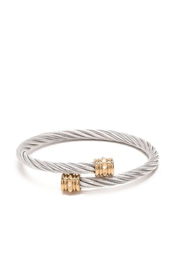 Charriol Celtic rope-detail bangle - Argento