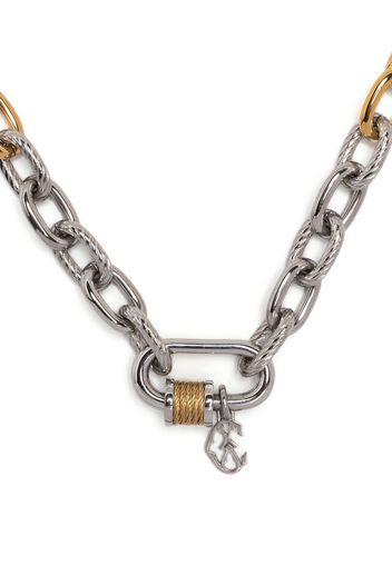 Charriol Forever Lock two-tone necklace - Argento