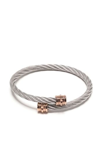 Charriol Celtic rope-detail bangle - Argento