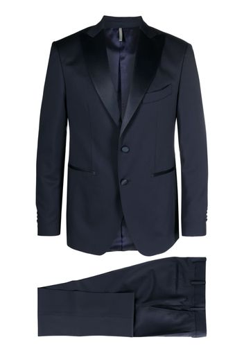 Château Lafleur-Gazin peak-lapel single-breasted blazer - Blu